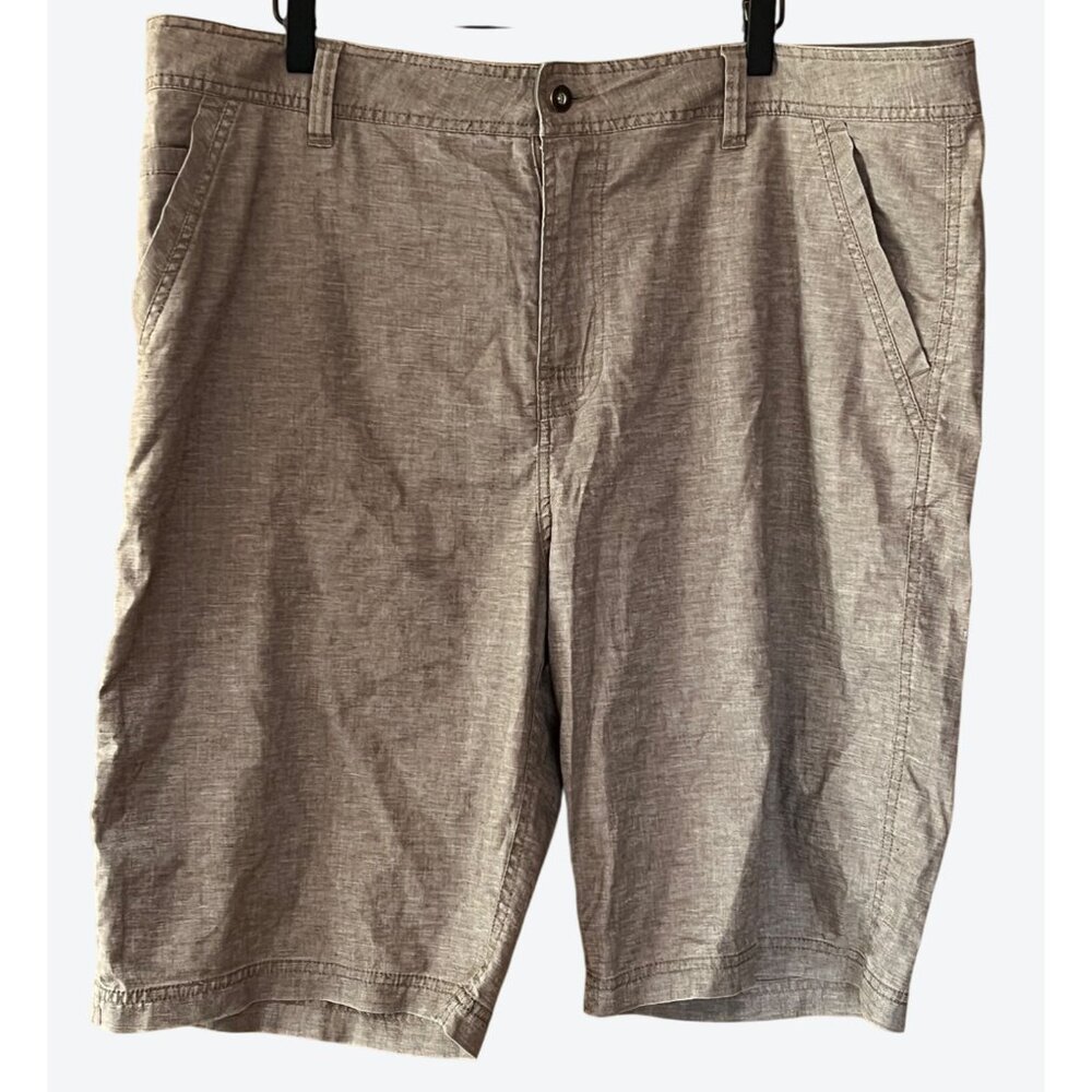 Prana Men's Size 40 Light Brown Hemp Blend Lightweight Shorts 40" x 11"